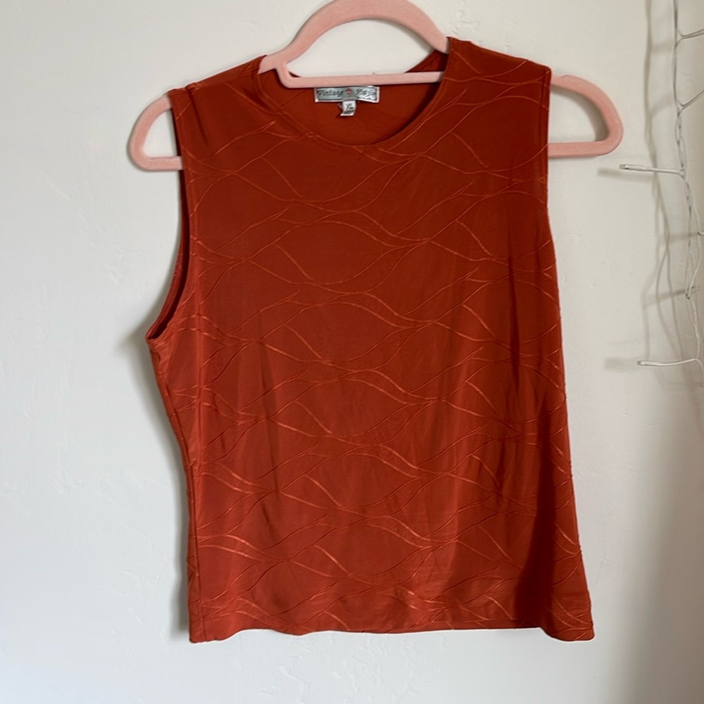 Vintage tank top, polyester, feel 90s vibes size extra large